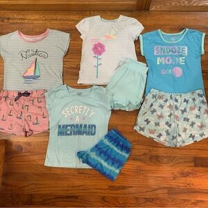 Girls PJ Pajama Sets Tops Bottoms
Butterflies Flower Mermaid Nautica Sailboat